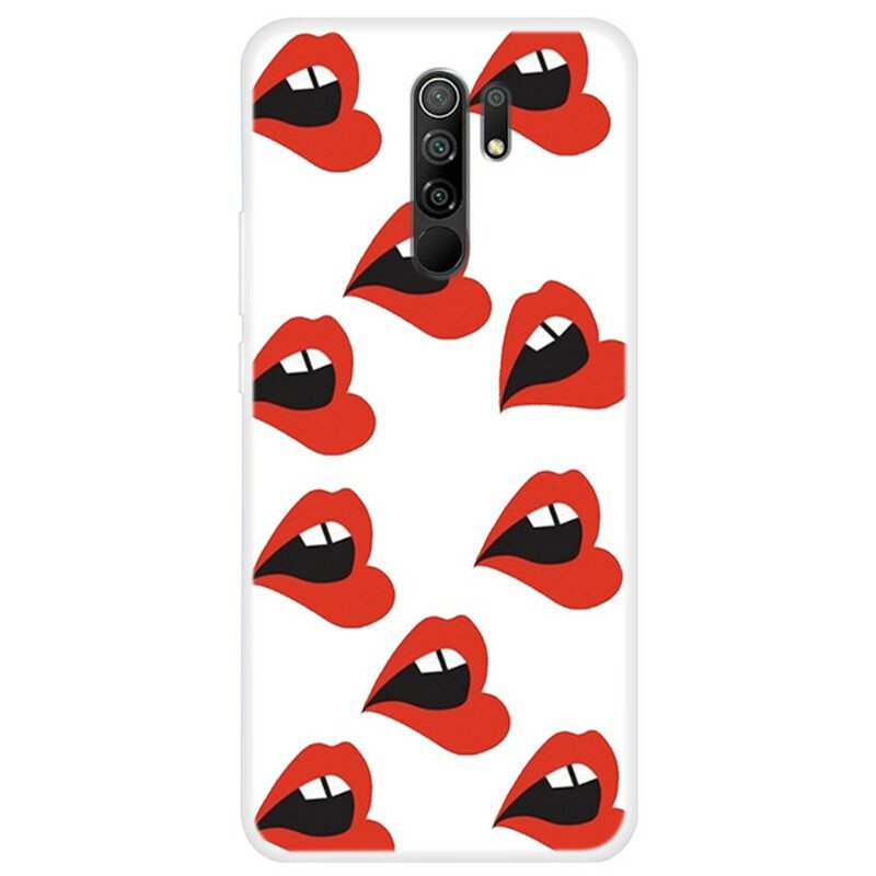 Mobilskal Xiaomi Redmi 9 Putande Läppar