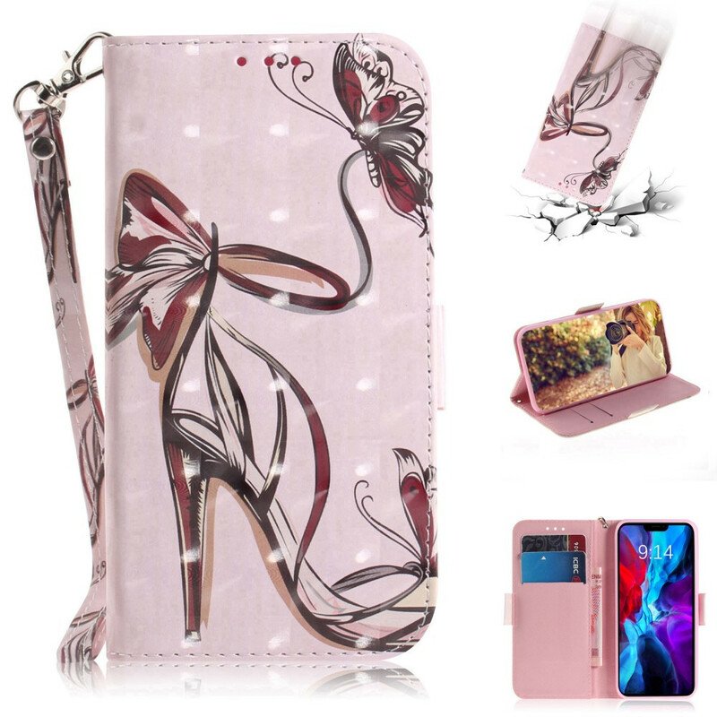 Fodral iPhone 12 Mini Med Kedjar Strappy Pump