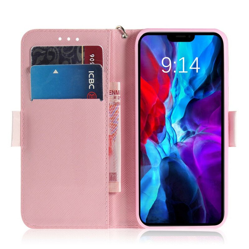 Fodral iPhone 12 Mini Med Kedjar Strappy Pump