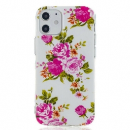 Skal iPhone 12 Mini Fluorescerande Liberty Flowers
