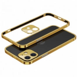 Skal iPhone 12 Mini Transparenta Kanter Aluminiumlegering