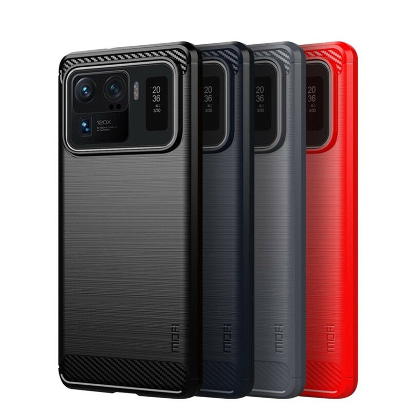 Skal Xiaomi Mi 11 Ultra Mofi Borstad Kolfiber