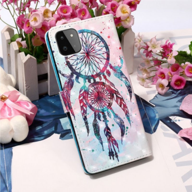 Fodral Samsung Galaxy A22 5G Akvarell Drömfångare