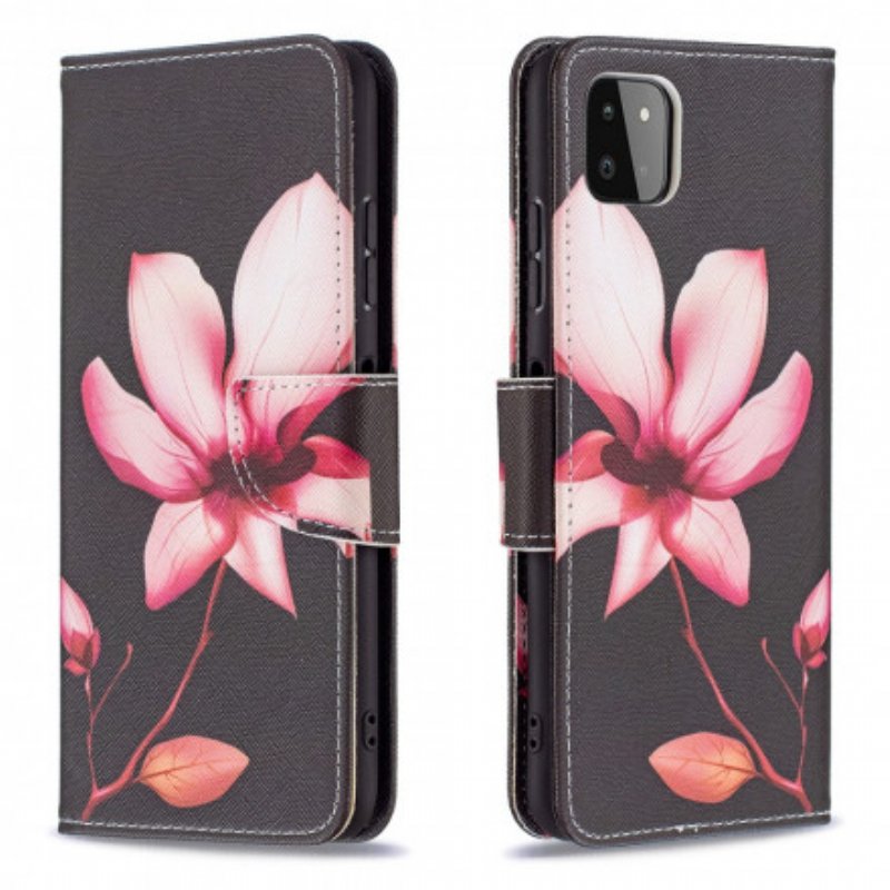 Fodral Samsung Galaxy A22 5G Rosa Blomma