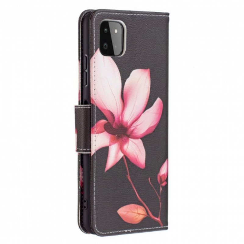 Fodral Samsung Galaxy A22 5G Rosa Blomma
