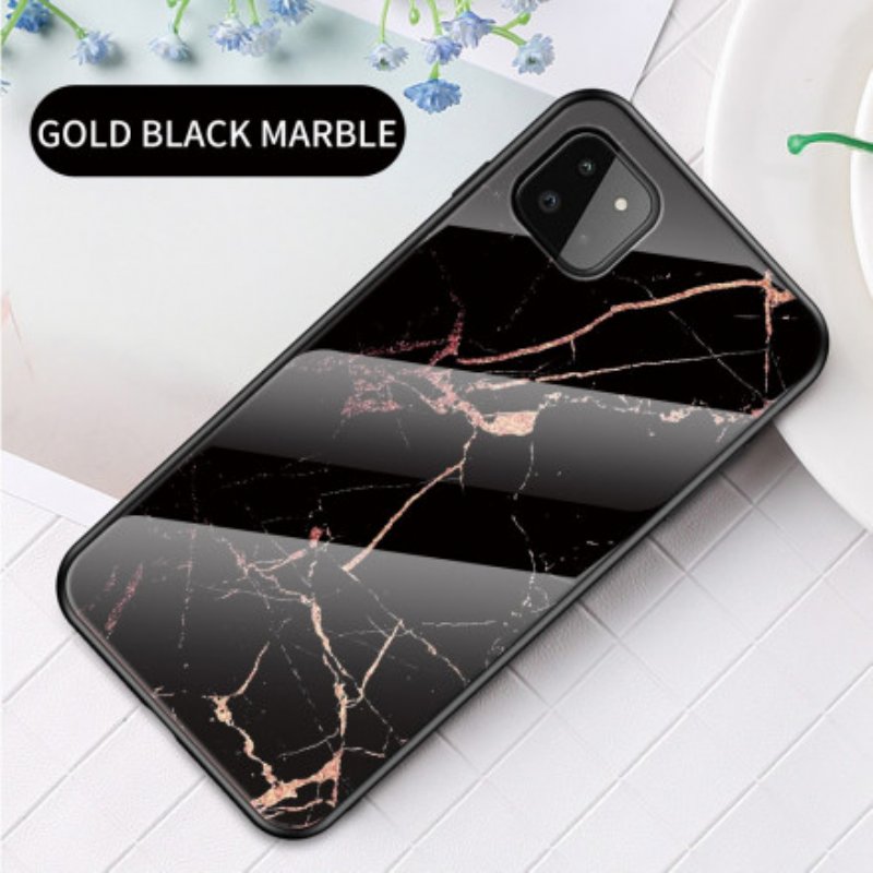 Skal Samsung Galaxy A22 5G Premium Färg Härdat Glas