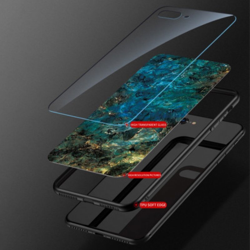 Skal Samsung Galaxy A22 5G Premium Färg Härdat Glas