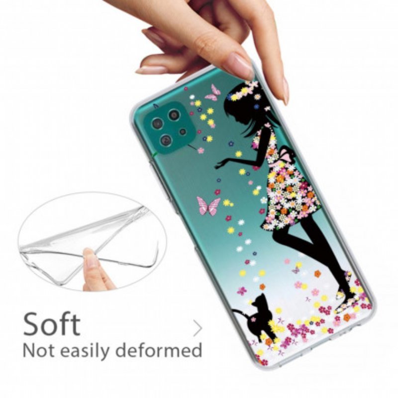 Skal Samsung Galaxy A22 5G Vackert Blomhuvud
