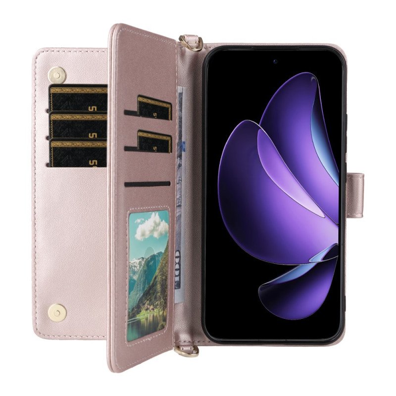 Fodral Oppo Reno 13 5g Retrodesign Med Rem Och Axelrem