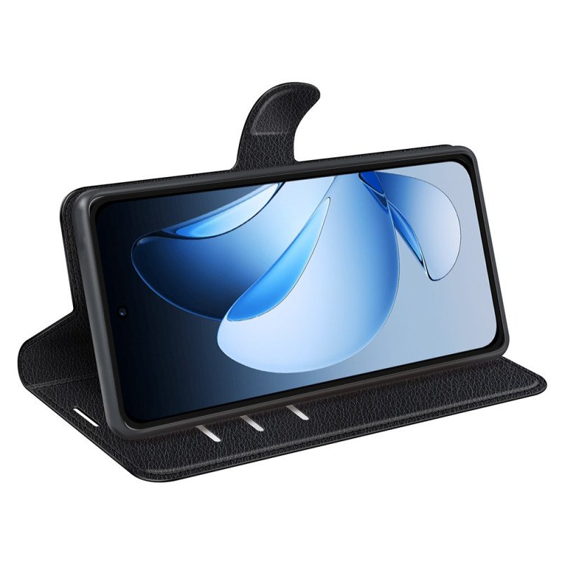 Skyddsfodral Oppo Reno 13 5g Klassisk Litchi-imitationsläder