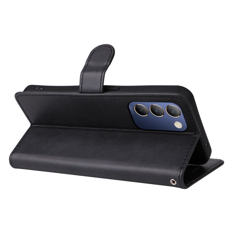 Skyddsfodral Vivo V40 Se 5g Enfärgat Konstläder