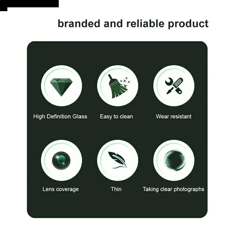 Linsskydd I Härdat Glas För Huawei Nova 13 (svart Version)