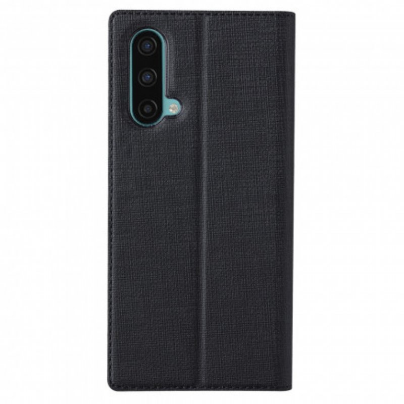 Folio-fodral OnePlus Nord CE 5G Läderfodral Strukturerad Vili Dmx