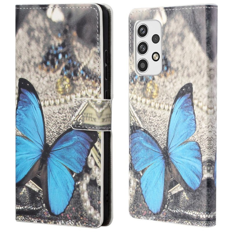 Fodral Samsung Galaxy A23 5G Blå Fjäril
