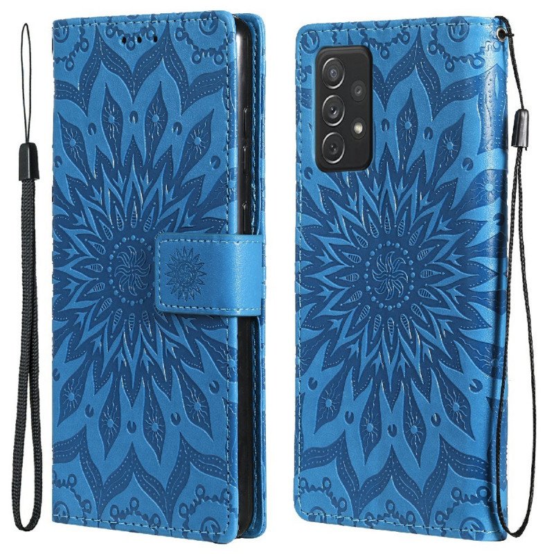 Fodral Samsung Galaxy A72 4G / A72 5G Solblomma