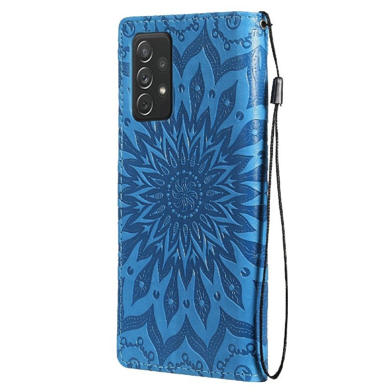 Fodral Samsung Galaxy A72 4G / A72 5G Solblomma