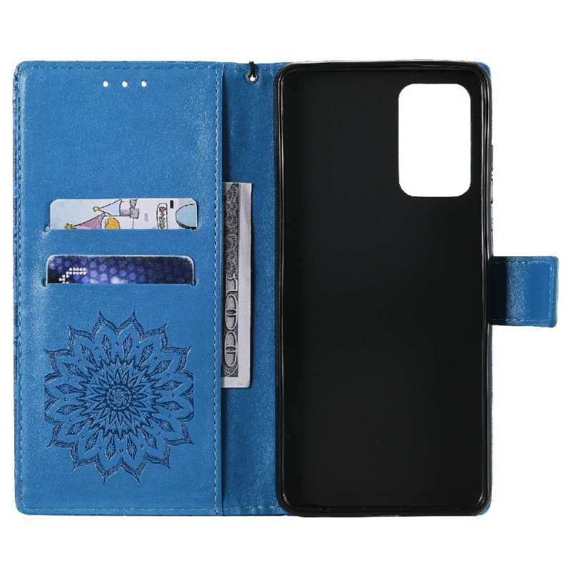 Fodral Samsung Galaxy A72 4G / A72 5G Solblomma