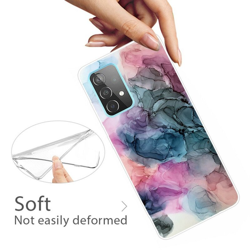 Mobilskal Samsung Galaxy A72 4G / A72 5G Färgad Marmor