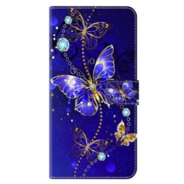 Fodral Xiaomi 14 Pro Diamantfjärilar