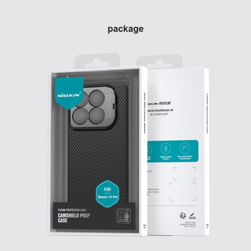 Skal För Xiaomi 14 Pro Textured Camshield Prop Series Nillkin