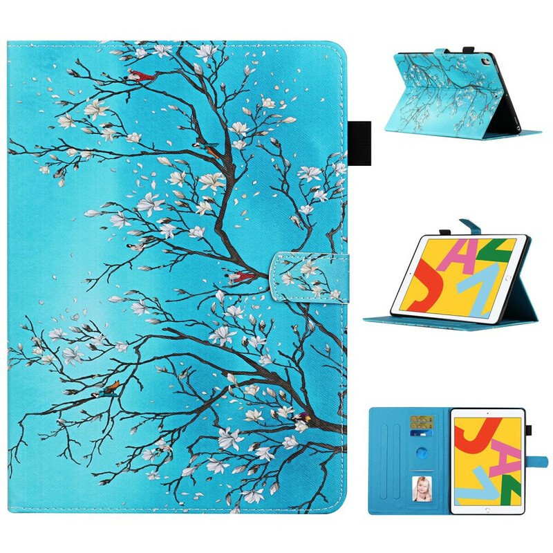 Fodral iPad 10.2" (2020) (2019) Blommande Grenar