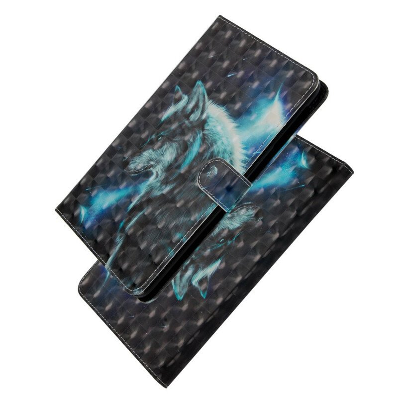 Fodral iPad 10.2" (2020) (2019) Light Spot Wolf