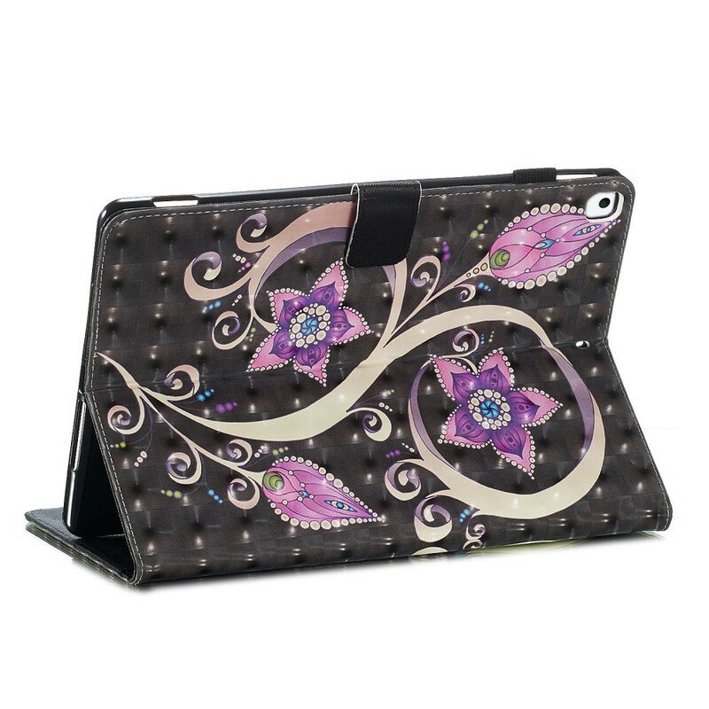Folio-fodral iPad 10.2" (2020) (2019) Blommor
