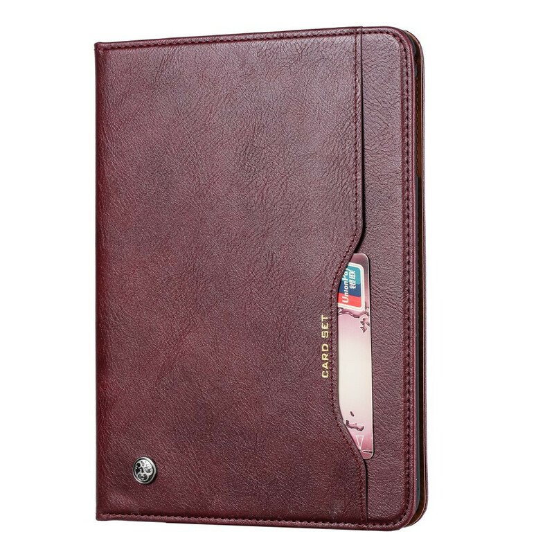 Folio-fodral iPad 10.2" (2020) (2019) Portfölj Med Lädereffekt