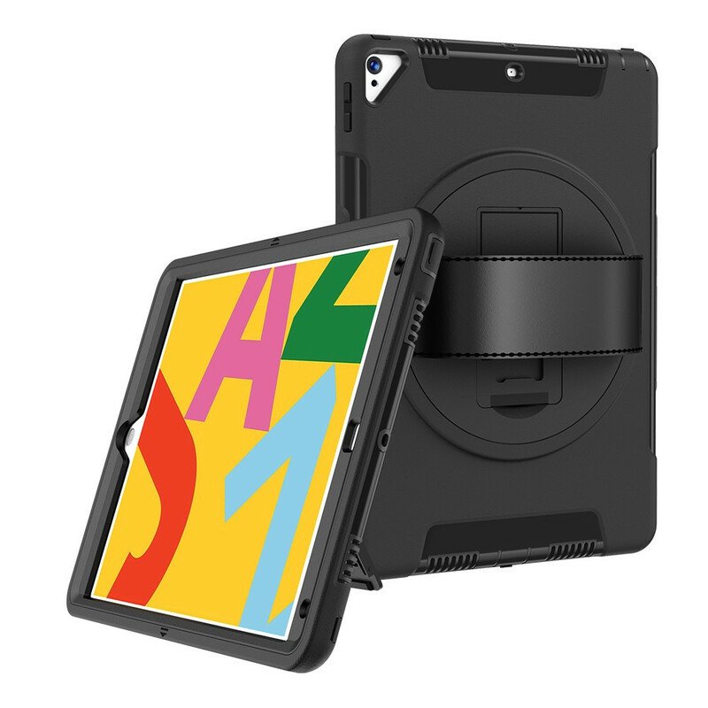 Skal iPad 10.2" (2020) (2019) Ultraresistent Med Rem Och Stöd