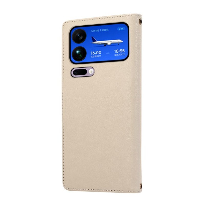 Fodral För Xiaomi 17 Pro Max Flera Kortfack Och Handledsrem