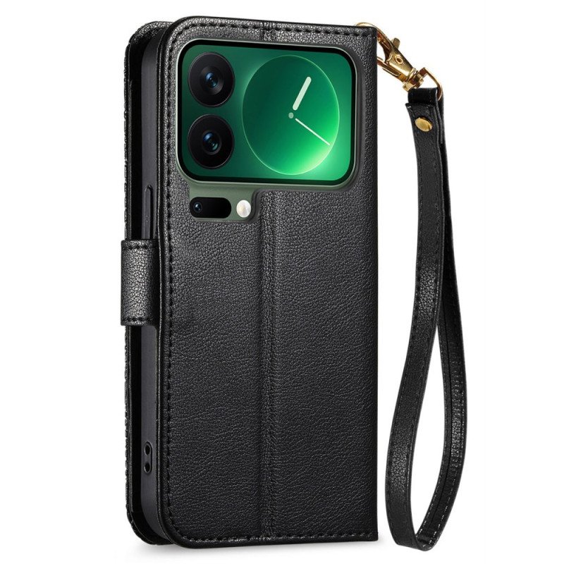 Fodral Xiaomi 17 Pro Max Blommigt Mönsterplånbok