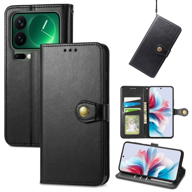 Fodral Xiaomi 17 Pro Max Guldspänne