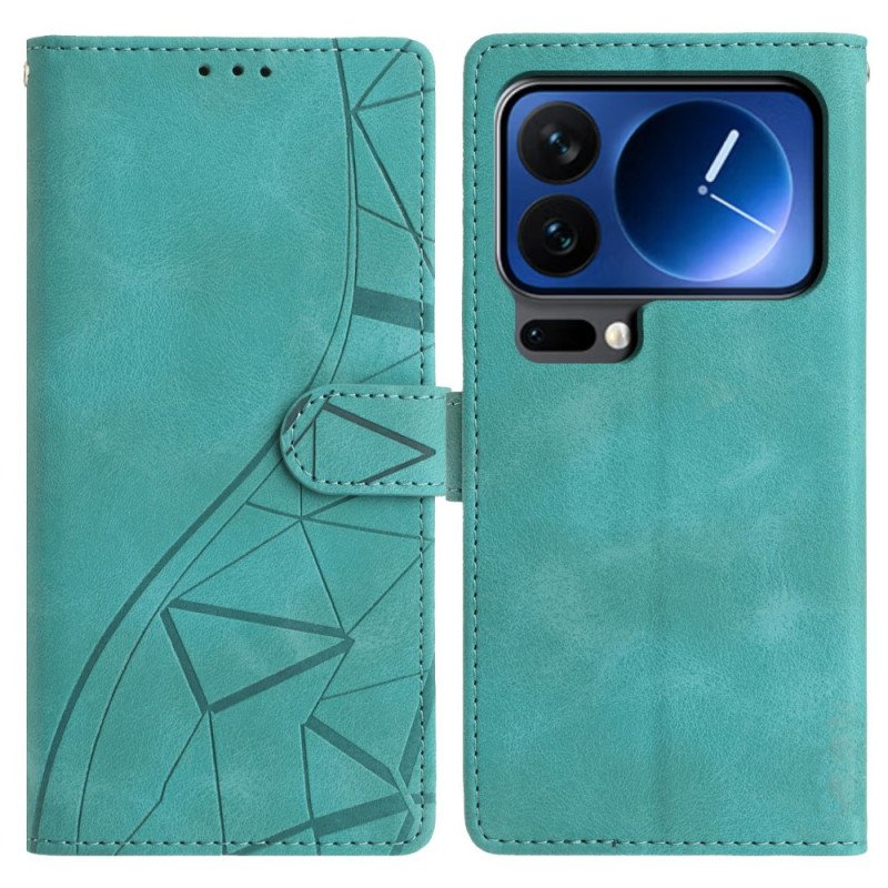 Fodral Xiaomi 17 Pro Max Triangelmönster