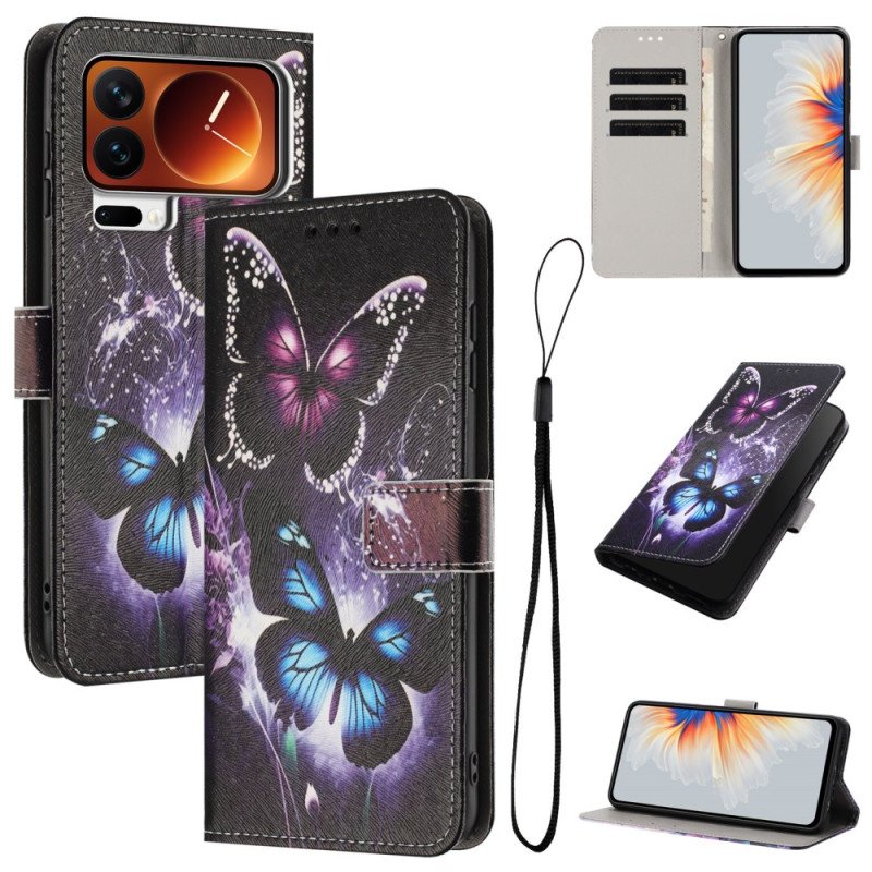 Fodral Xiaomi 17 Pro Max Två Fjärilar