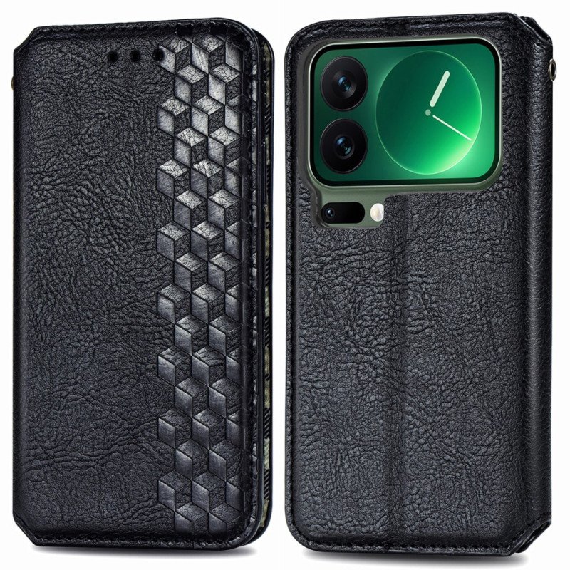 Folio-fodral Xiaomi 17 Pro Max Diamantmönster