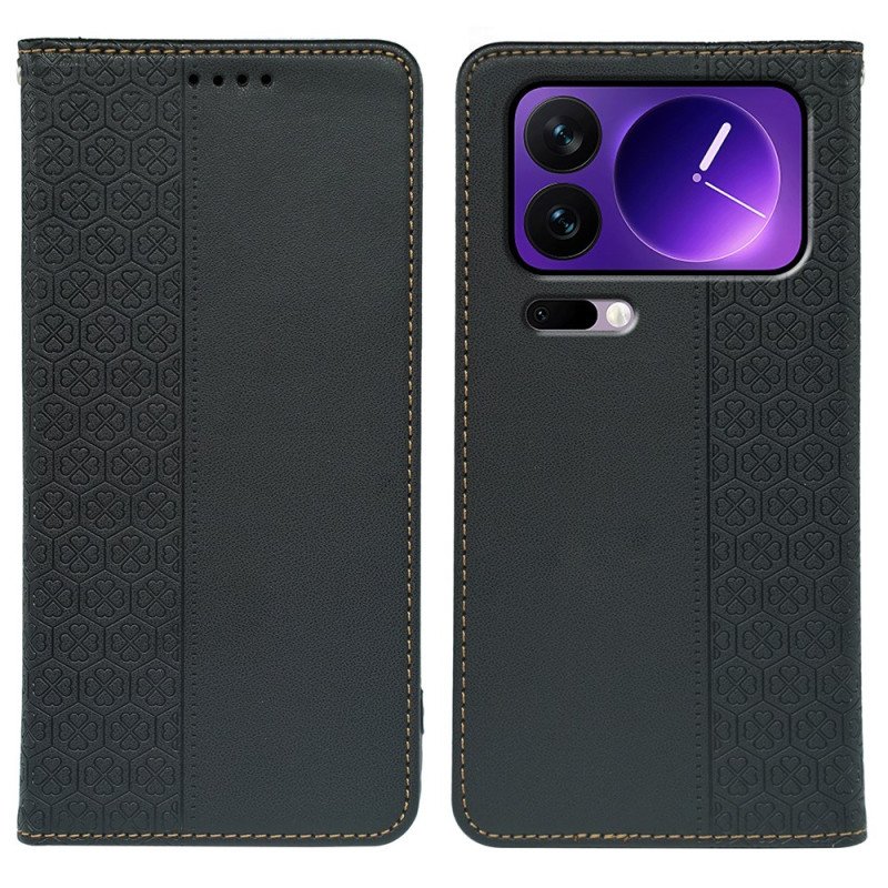 Folio-fodral Xiaomi 17 Pro Max Fyrklöver