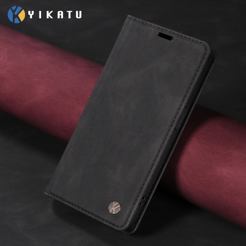 Folio-fodral Xiaomi 17 Pro Max Yikatu Mockaeffekt
