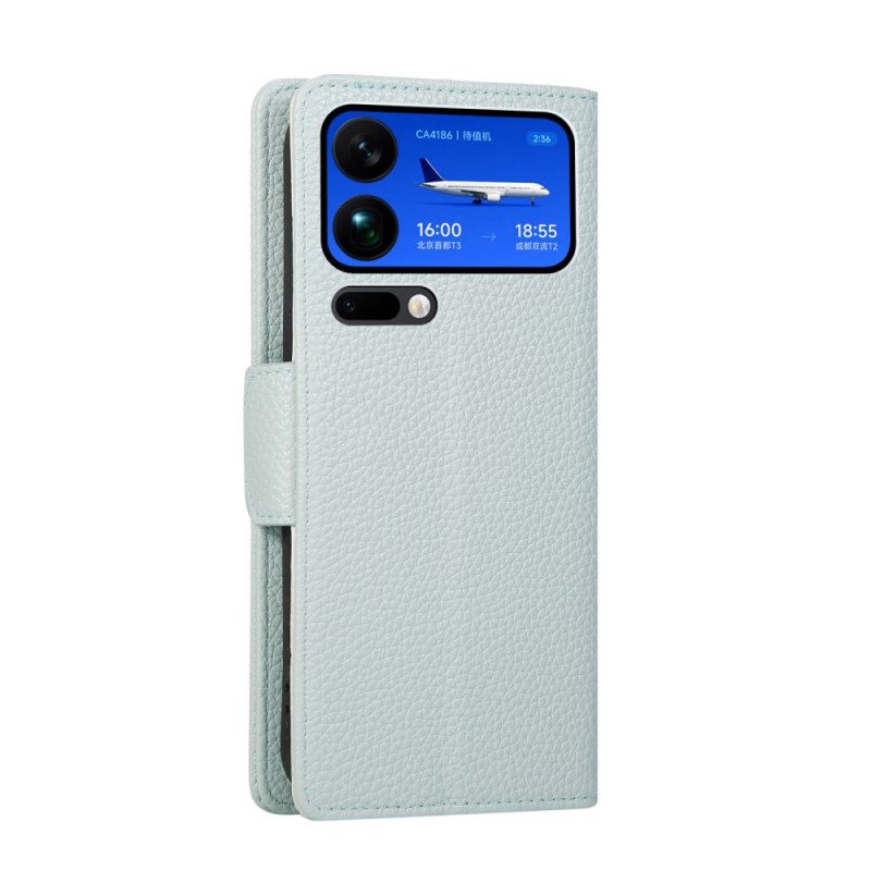 Läderfodral Xiaomi 17 Pro Max Telefonfodral Flip-plånbok Med Dragkedja