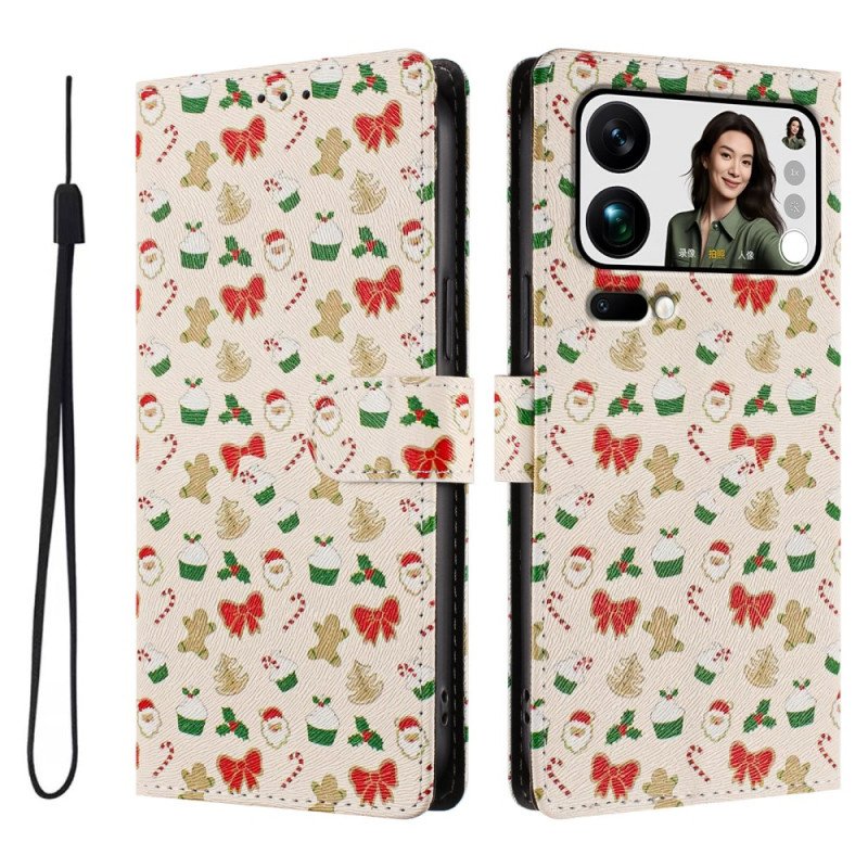 Läderskal Fodral Xiaomi 17 Pro Max Jul