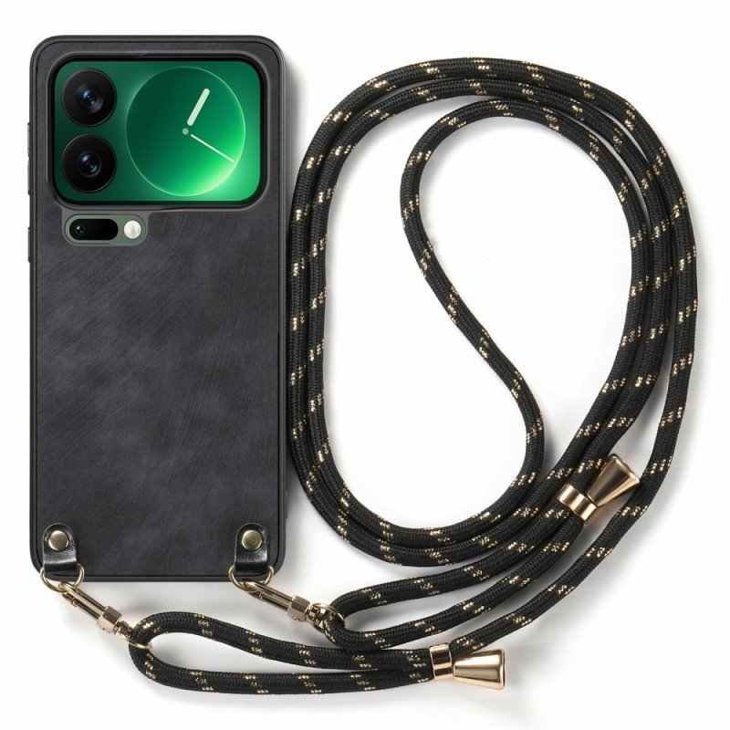 Skal För Xiaomi 17 Pro Max Lädereffekt