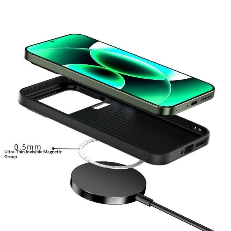 Skal Xiaomi 17 Pro Max Abeel Magnetisk Stängning I Kolfiber