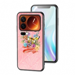 Skal Xiaomi 17 Pro Max Fjärilsmönster I Härdat Glas