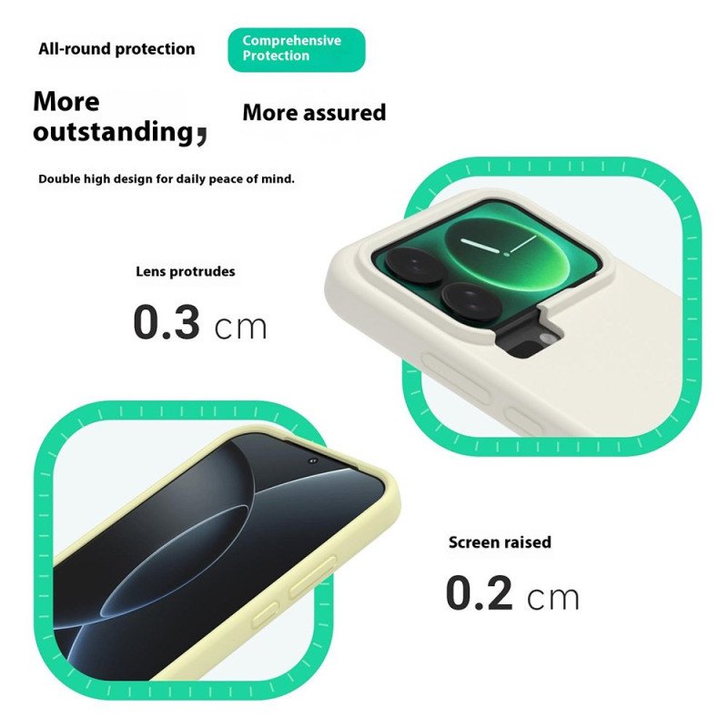 Skal Xiaomi 17 Pro Max Flytande Silikon