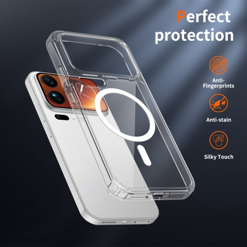 Skal Xiaomi 17 Pro Max Hybrid Transparent Magnetiskt