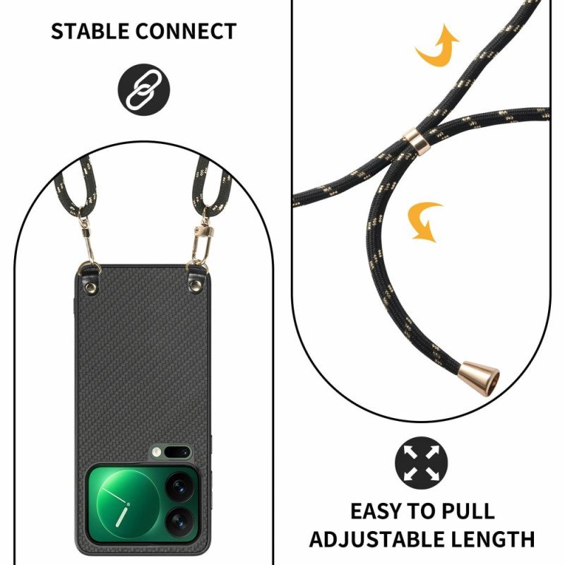 Skal Xiaomi 17 Pro Max Kolfiberstruktur