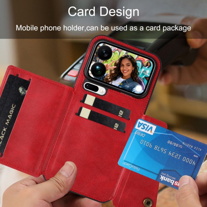 Skal Xiaomi 17 Pro Max Korthållare Med Lädereffekt