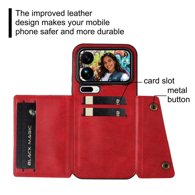 Skal Xiaomi 17 Pro Max Korthållare Med Lädereffekt