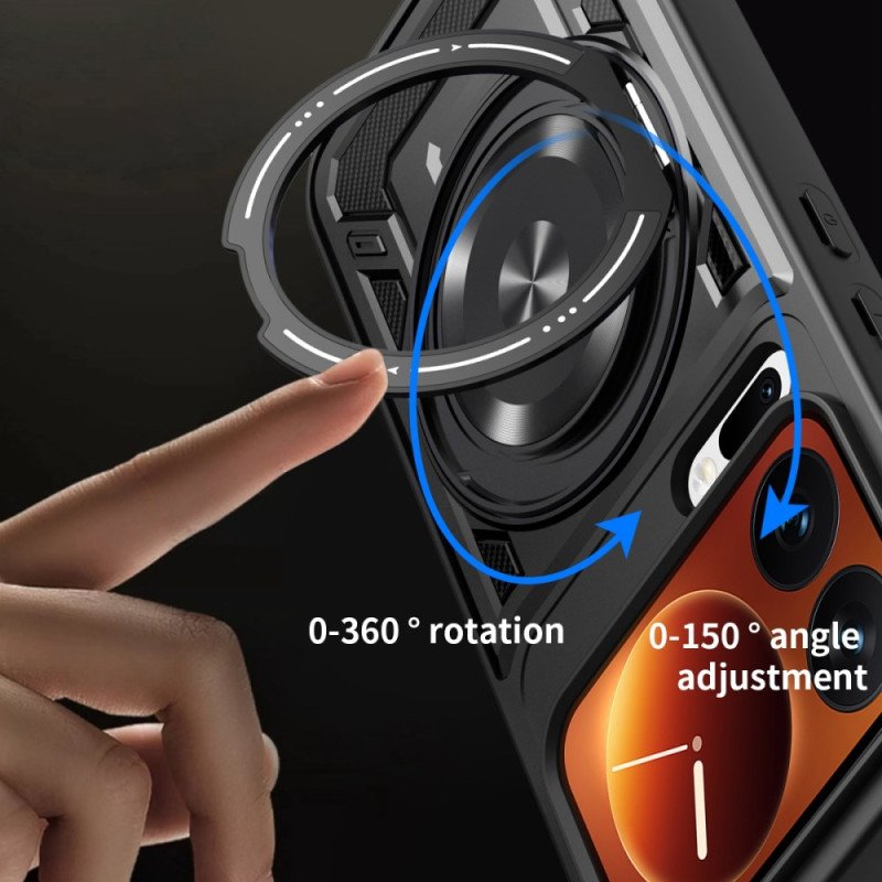 Skal Xiaomi 17 Pro Max Magnetisk Med Roterande Stativ