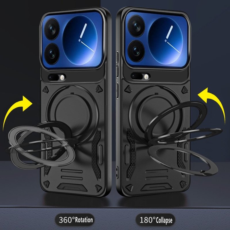 Skal Xiaomi 17 Pro Max Magnetisk Med Roterande Stativ
