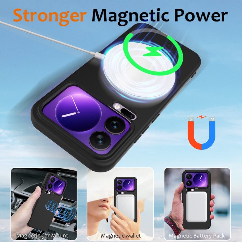 Skal Xiaomi 17 Pro Max Magnetisk Silikon Och Rem